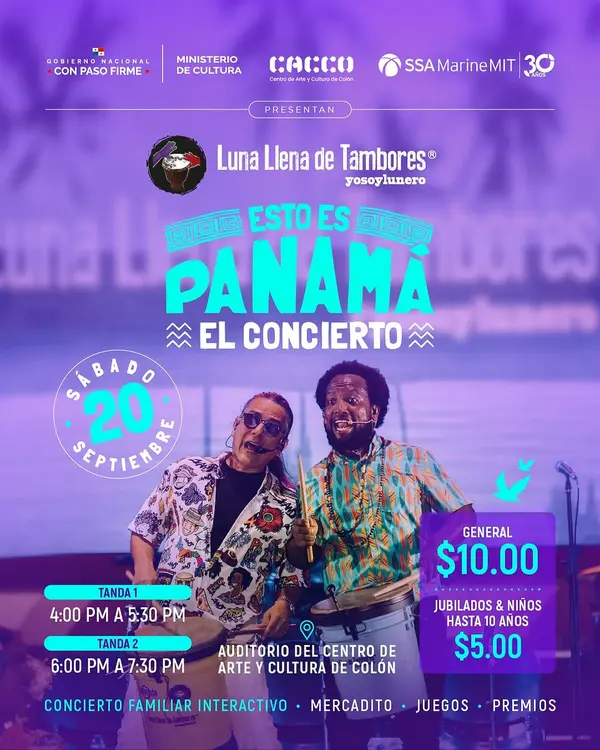 Luna Llena de Tambores - El Concierto - Esto es Panamá