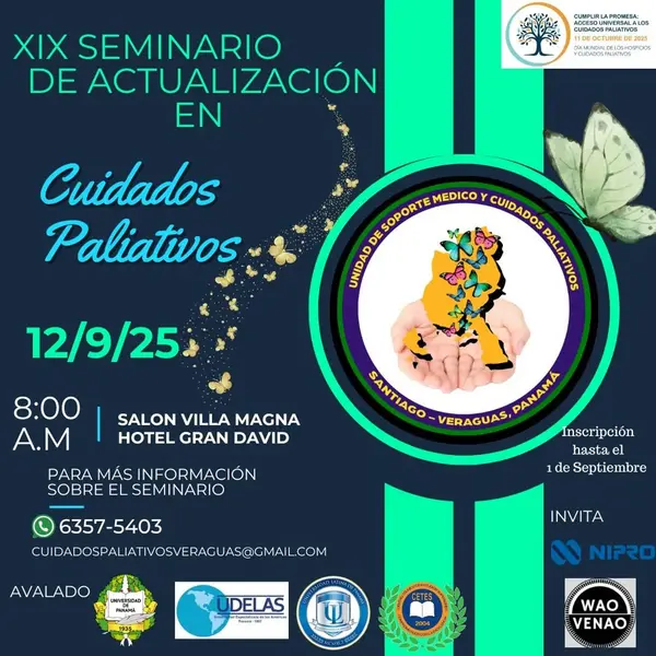 XIX SEMINARIO DE ACTUALIZACIÓN EN CUIDADOS PALIATIVOS